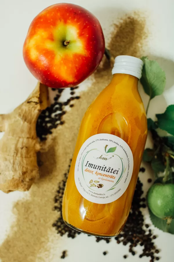 DETOX koncentrāts 330ml; un 250ml(dāvanai)